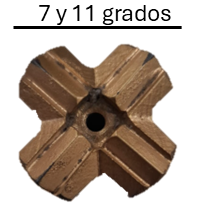Broca 2"X 7/8" pulgadas de Perforación de Roca NGM 10653 | El Estándar Maestro en Minería y Construcción Pesada 2"X 7/8"