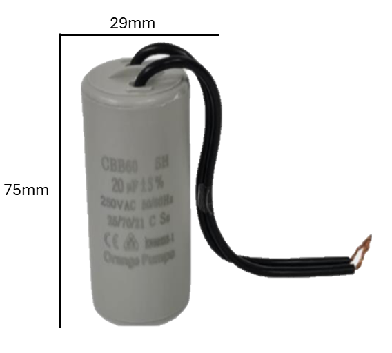 Capacitor de Arranque NGM 12 MFD 250V (29mm x 75mm) | Potencia Optimizada en Formato Slim