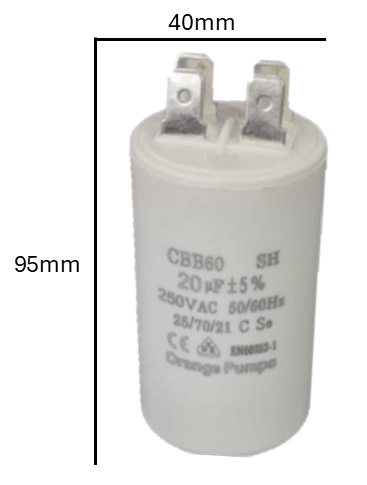 Capacitor de Arranque NGM 45 MFD 220-250V (40mm x 95mm) | Estabilidad de Torque en Condiciones de Carga Extrema