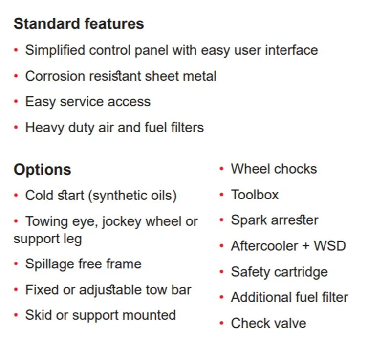 CP175-100 Compresor Diesel Chicago Pneumatic
