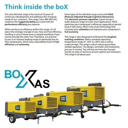 XAS400 Atlas copco Compresor Diesel