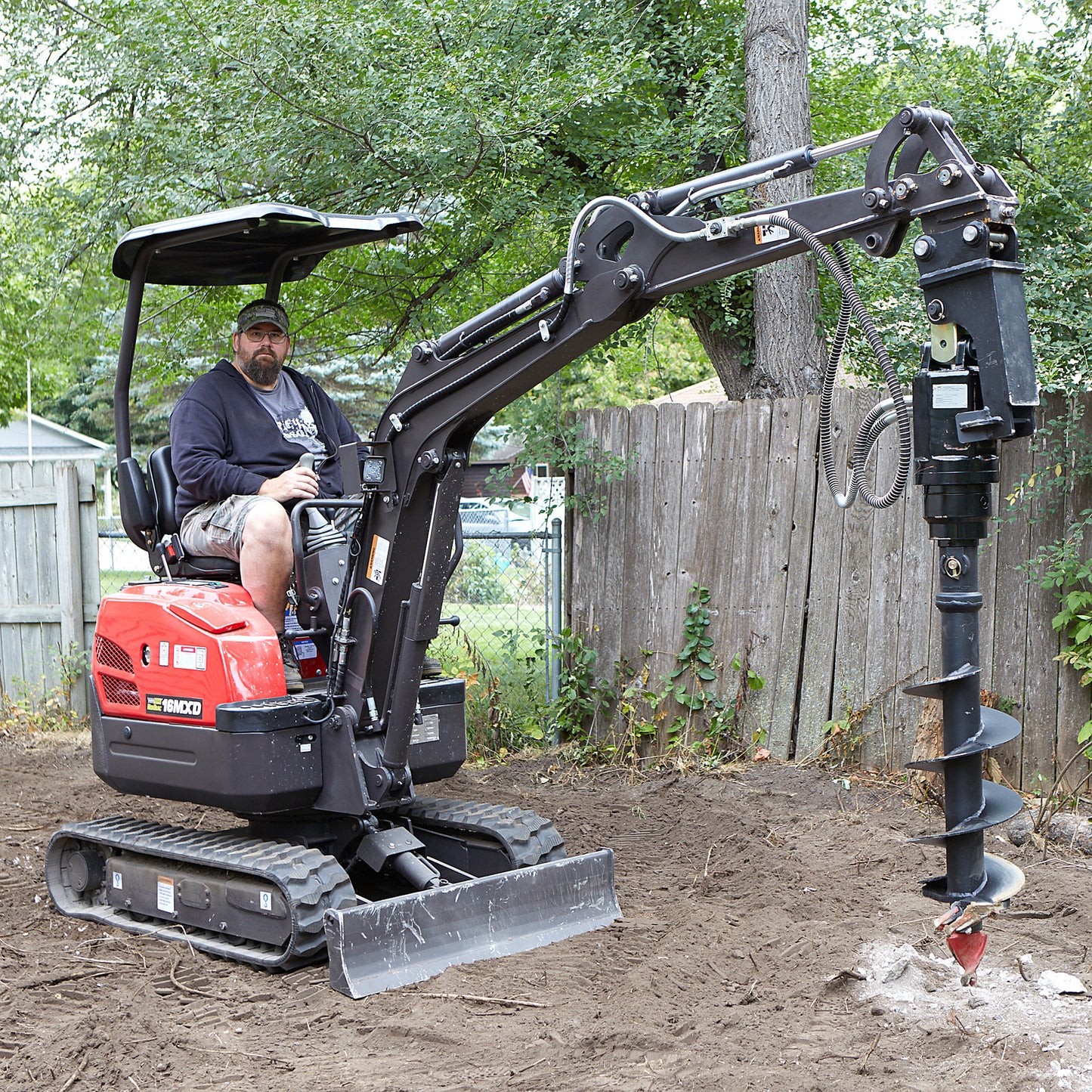 Taladro hidraulico para Mini Excavadora XN16 Diesel Kubota