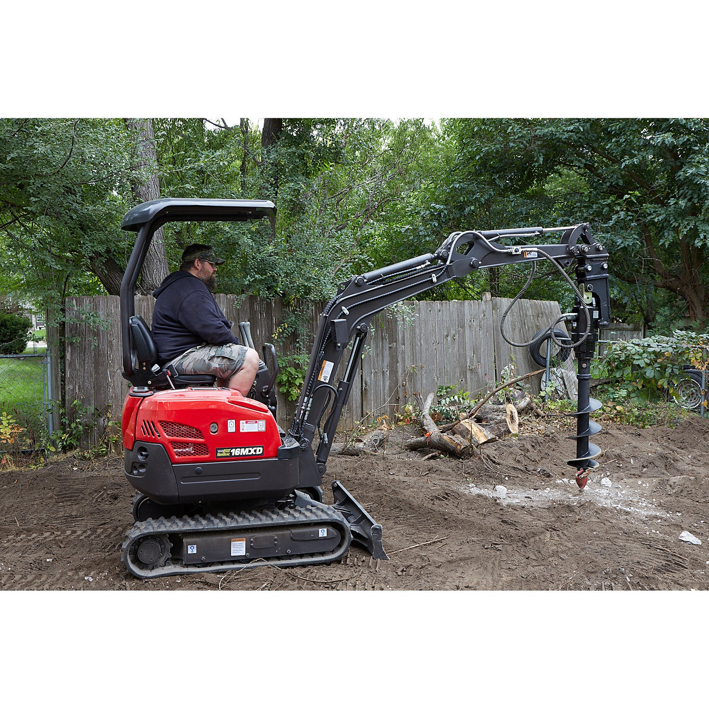 Taladro hidraulico para Mini Excavadora XN16 Diesel Kubota