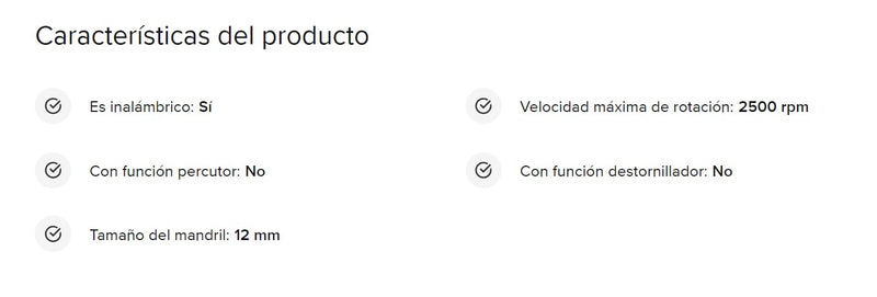 Cp 8849 Pistola llave de Impacto inalambrica de 1/2 Con Baterías  Cargador Y Estuche CP8849