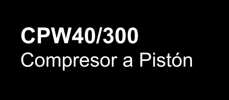 Compresor de Pistón CPW40/300 Chicago Pneumatic 300 Lt