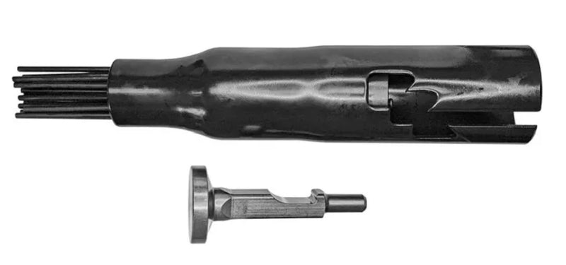 Kit Completo para Escareador Neumático | Juego de Agujas, Martillo de Golpe, Carátula y Asiento Guía de Alta Resistencia