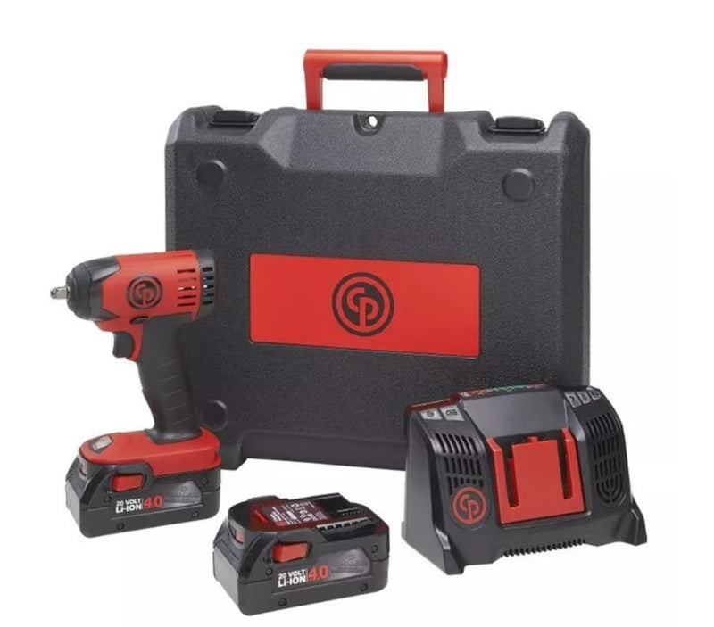 Cp 8828 llave Pistola De Impacto 3/8 Baterías Cargador Y Maletin Chicago Pneumati