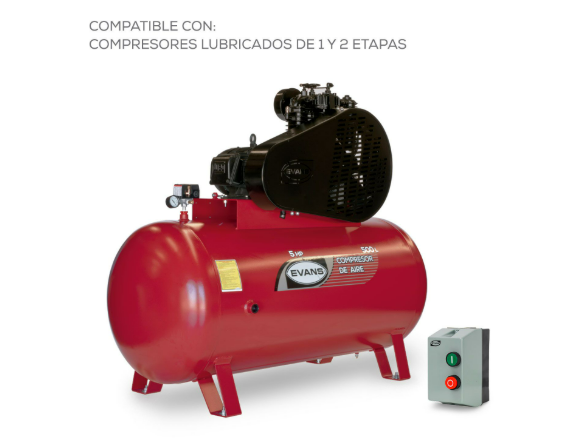 Arrancador Evans 5 HP 220V CA  Control de Arranque y Protección de Motores Eléctricos