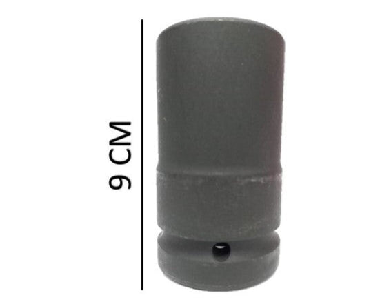 Dado de impacto hexagonal de 6 puntas 1 X 1 1/4 " pulg