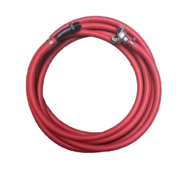 Manguera neumatica de 3/8" con conexiones espiga, 3 mts de largo