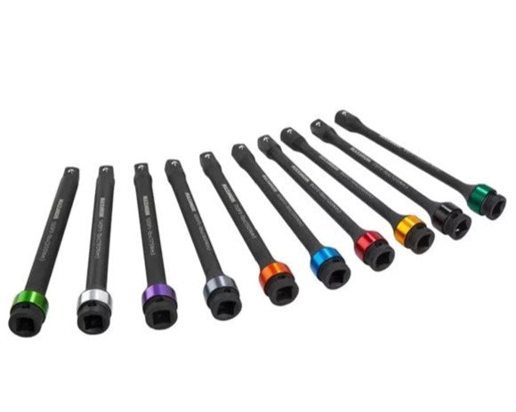 Juego De Extensiones  para llave de 1 / 2 De Límite De Par (10 Piezas) Astro