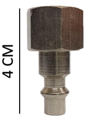 Juego cople rapido macho de 3/8 X 1/4 npt y espiga hembra de 1/2 X 1/4 npt