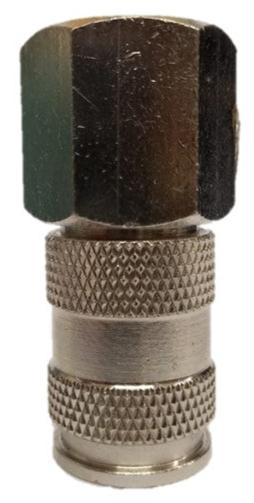 Cople rapido neumatico rosca hembra de 1/2 para espigas de 3/8 npt - 1/4 npt