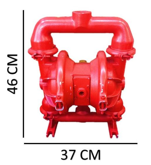 Bomba neumatica de doble diafragma 1 " Diametro