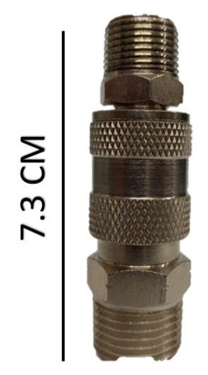 Juego cople rapido macho de 1/2 X 3/8 npt Y espiga de 3/8 X 3/8 npt