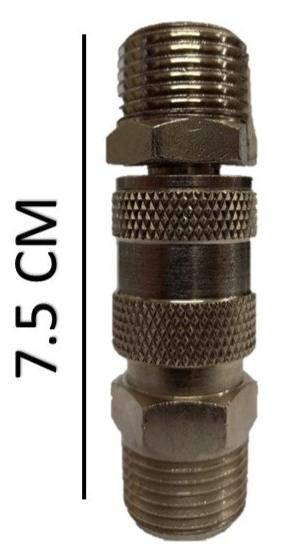 Juego Cople rapido macho de Rosca 1/2 X 3/8 - espiga rosca macho de 1/2 X3/8 npt