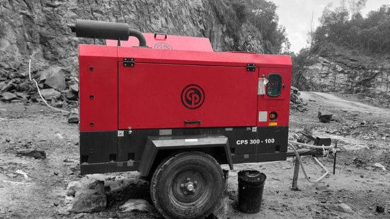 CPS 300-100 Compresor De Tornillo Diesel Chicago Pneumatic 80 HP