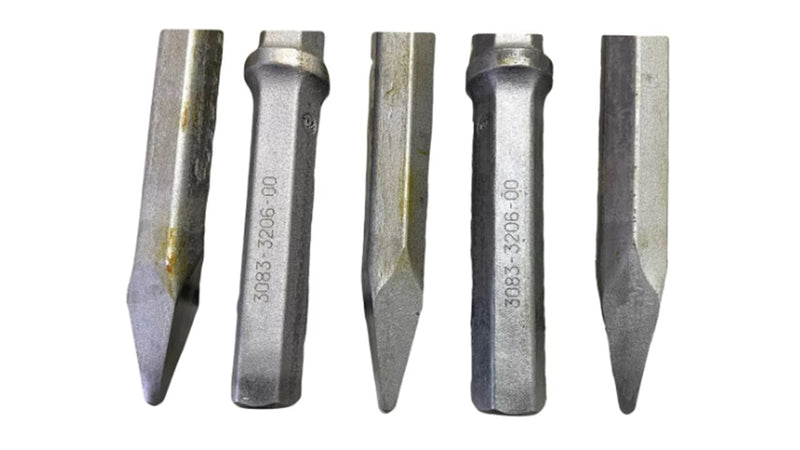 Cincel Punta Lápiz 30833206 00 Atlas Copco Juego  De 5 Pzas