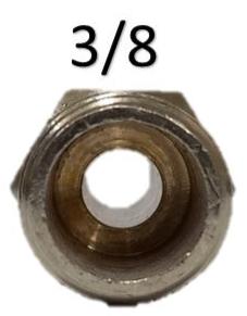 Espiga rosca macho de 3/8 X 3/8 para herramienta neumatica npt