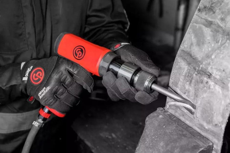 CP 7160 Martillo corto neumático redondo de baja vibración de 0,401" Chicago Pneumatic