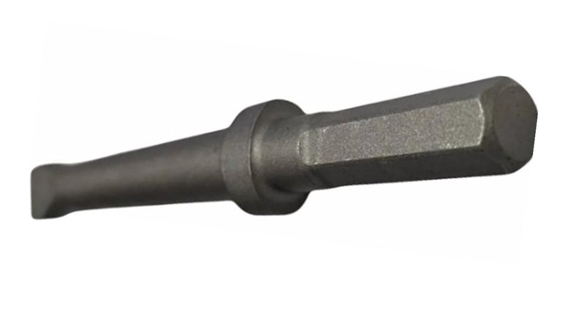 Cincel  plano 304 Vástago .580 Hexagonal Cuello Oval De 9 PuLG Para Cincelador