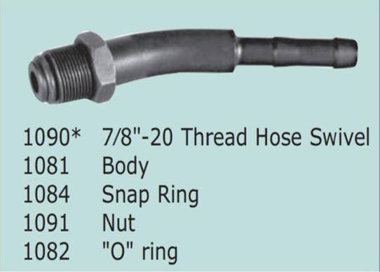 1090 Conexion Swivel Hose Rosca Macho 360 °