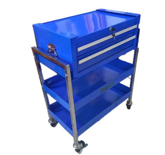 Carrito de herramienta Lee Tools 2 cajones azul