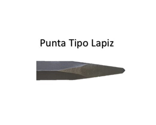 Cincel Punta Lapiz Para Rompedor Electrico 1 1/8" X 6" de 14" Ajax 31200 E