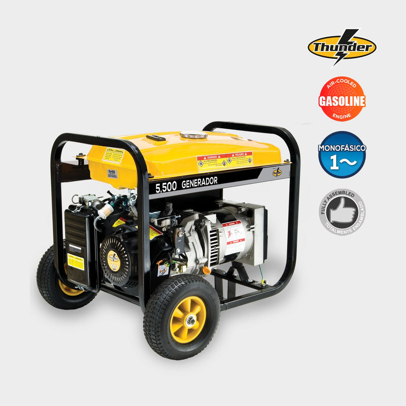 Generador Monofásico EVANS 5,500 W  Potente y Versátil