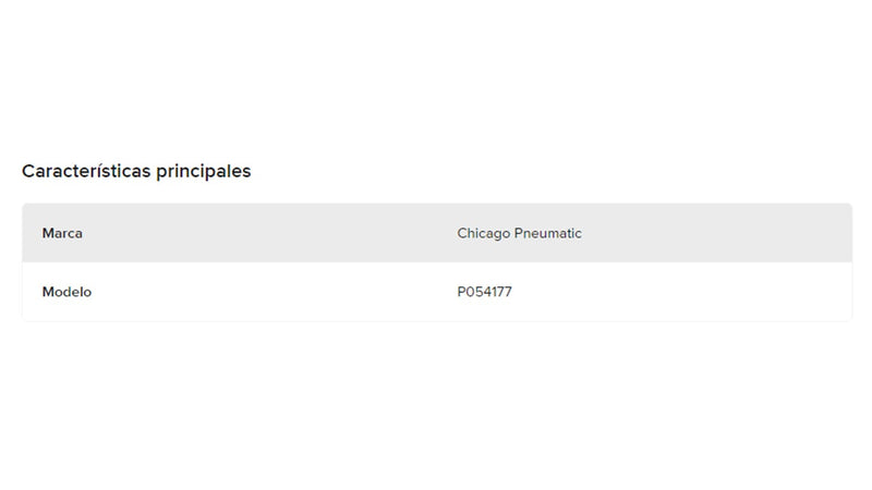 Needle Set / Juego de Agujas 8940159860 Chicago Pneumatic | Repuesto de Agujas de Acero Endurecido para Escareador Neumático